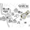 hand drawn map of Gruene